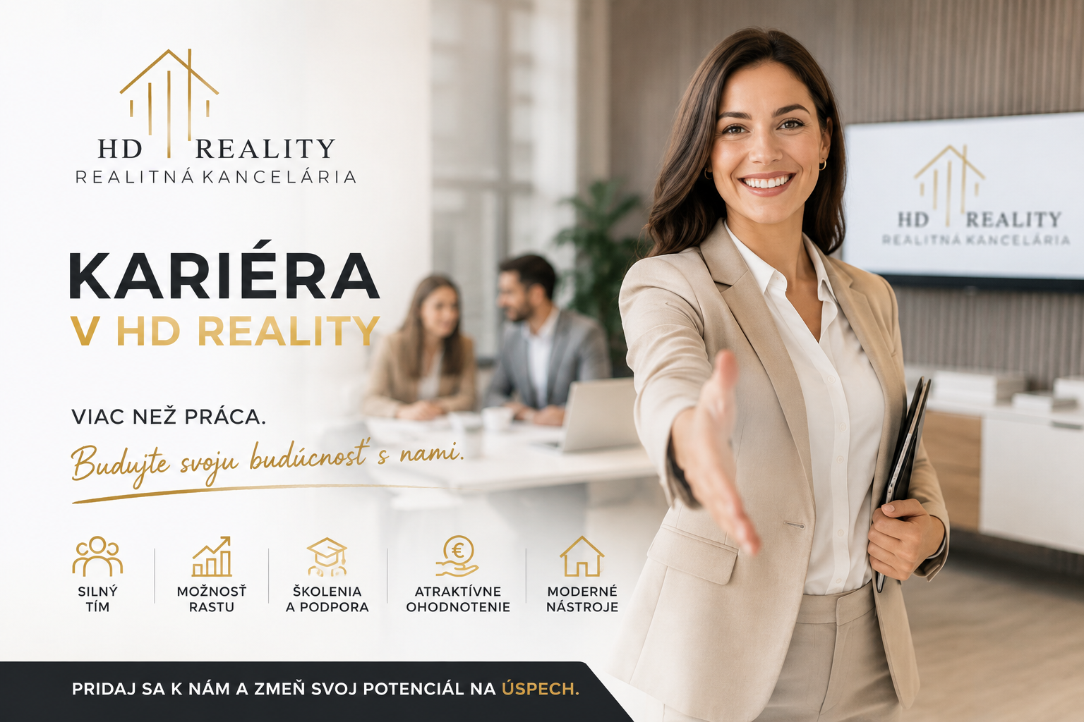 Kariéra v HD reality group : Hľadáme ľudí, ktorí chcú rásť, nie len pracovať Kariéra v HD reality group : Hľadáme ľudí, ktorí chcú rásť, nie len pracovať