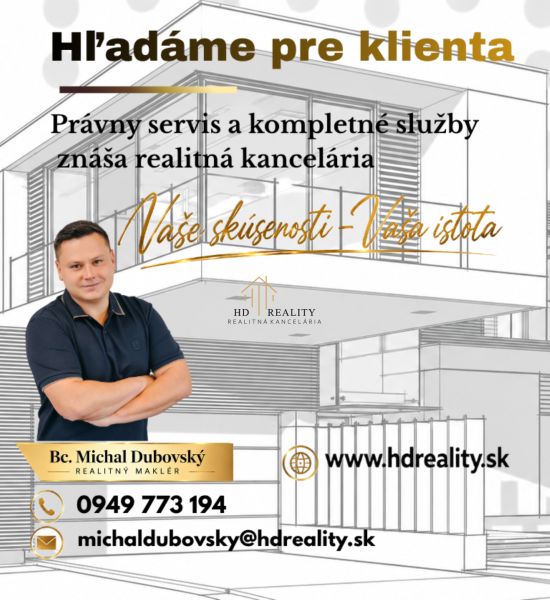 Kúpa 3-izbového bytu, Dunajská Lužná 