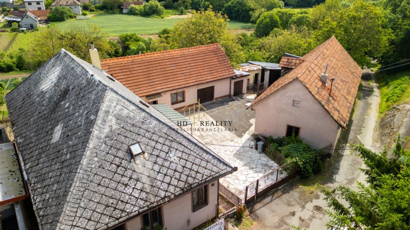 HD REALITY, Predaj, rodinný dom s veľkým pozemkom v obci Brhlovce