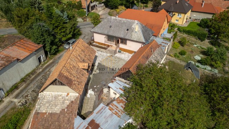 HD REALITY, Predaj, rodinný dom s veľkým pozemkom v obci Brhlovce