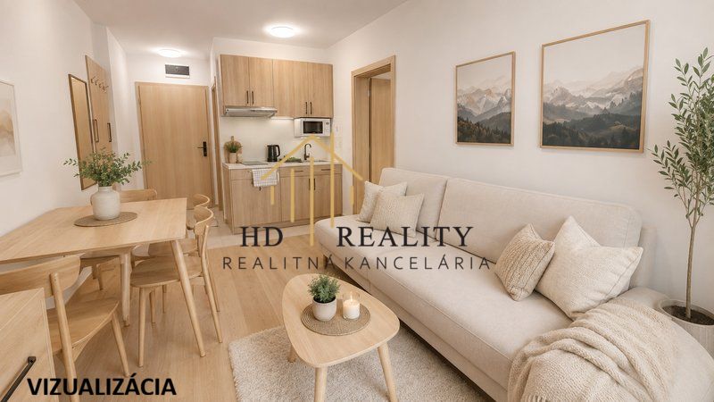 HD REALITY, predaj, 2- izbový byt na Donovaloch bytový dom Šafran.