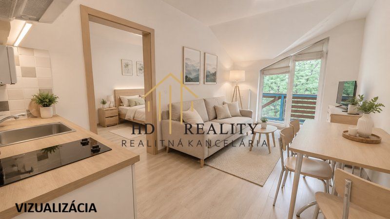HD REALITY, predaj, 2- izbový byt na Donovaloch bytový dom Šafran.