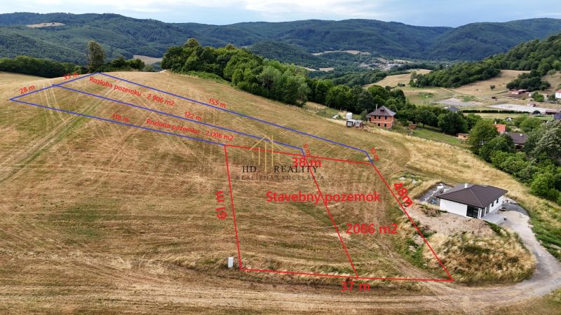 HD REALITY, predaj slnečný stavebný pozemok - Tŕnie časť Budička